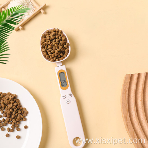 Pet electronic food weighing spoon product